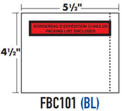 Belle-Pak - 4.5" x 5.5" Packing Slip Envelopes Printed Bilingual - 1000 Pcs - Bulk Mart