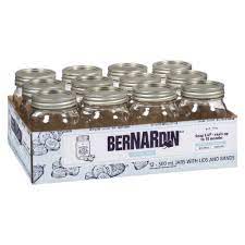 Bernardin - Regular Mason Jar With Snap Lids - 12 x 500 ml - Bulk Mart