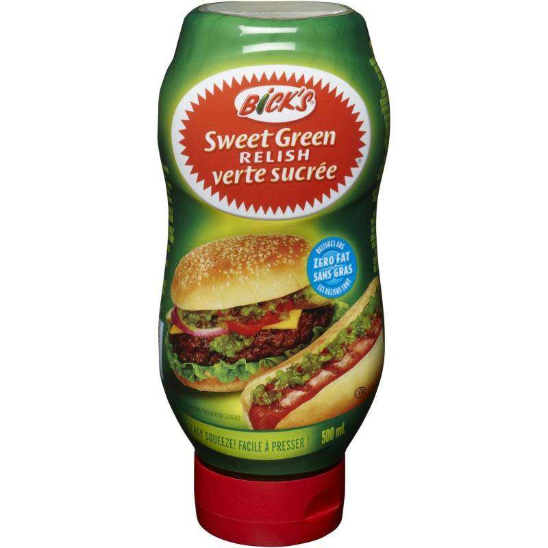 Bick's - Squeeze Sweet Green Relish - 500 ml - Bulk Mart
