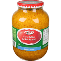 Bick's - Sweet Corn Relish - 4 L - Bulk Mart