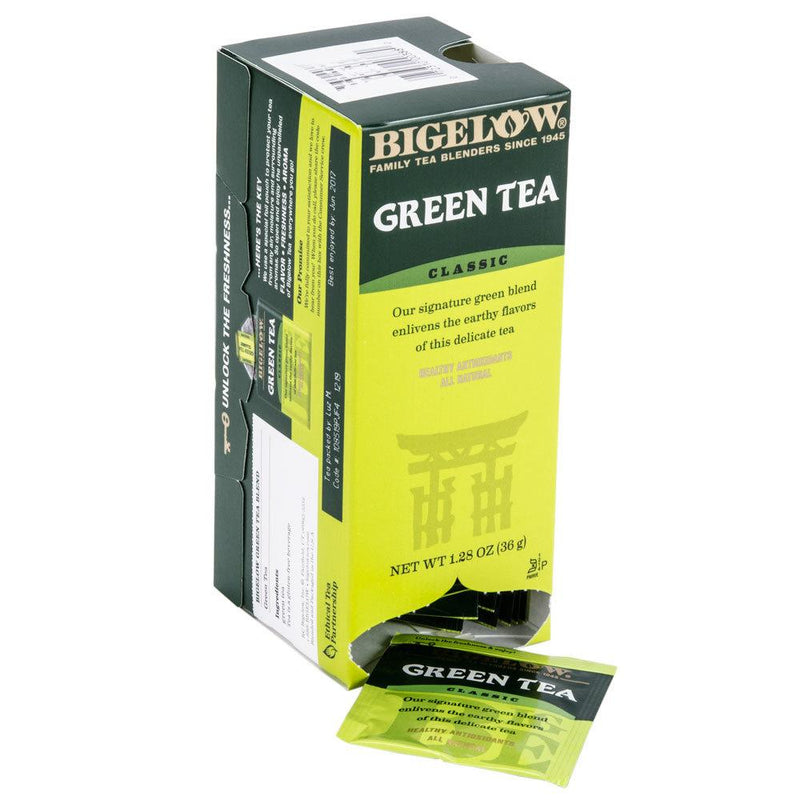 Bigelow - Green Tea Bags - 28/Box - Bulk Mart