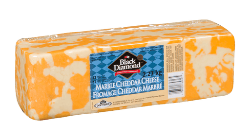 Black Diamond - Marble Cheddar Cheese - 2.27 Kg - Bulk Mart