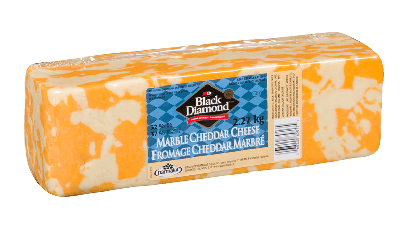 Black Diamond - Marble Cheddar Cheese - 2.27 Kg - Bulk Mart