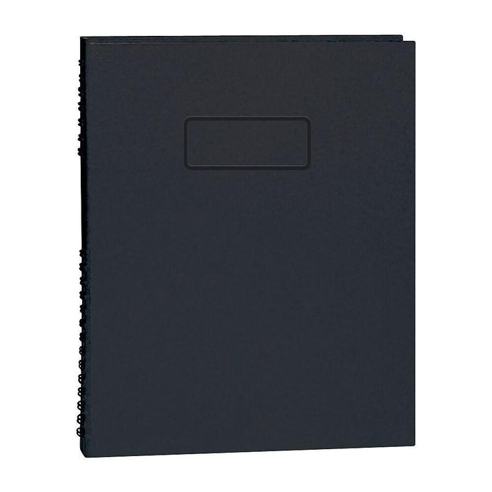 Blueline - Duraflex Black Notebook 192 Pages 9.25" x 7.25"- Each - Bulk Mart