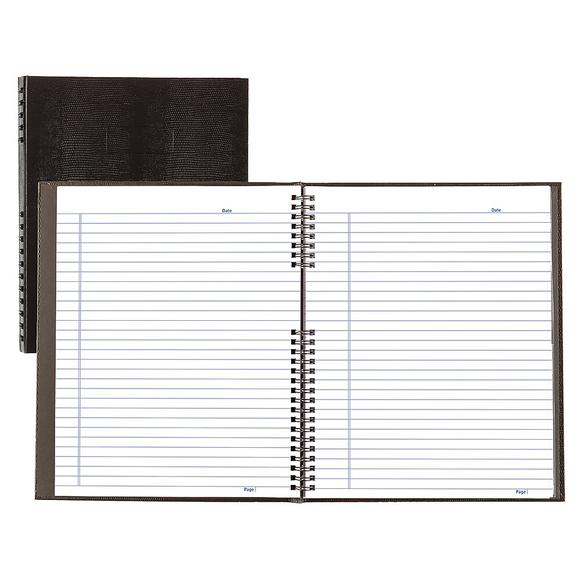 Blueline - Duraflex Black Notebook 192 Pages 9.25" x 7.25"- Each - Bulk Mart