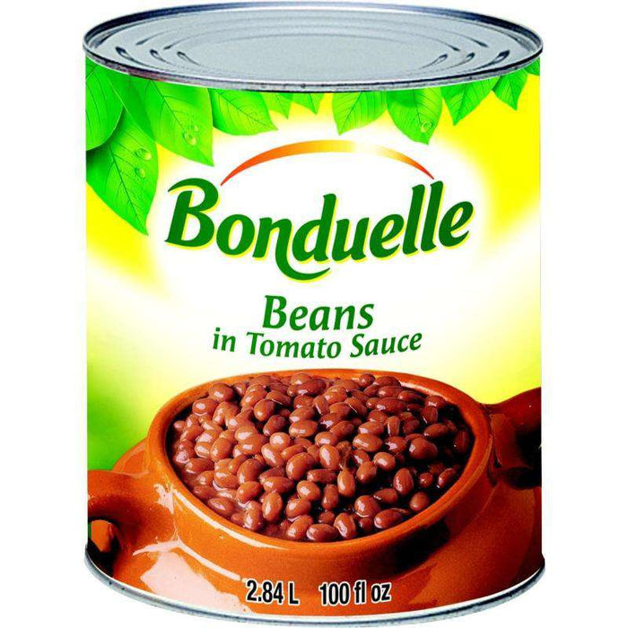 Bonduelle - Beans In Tomato Sauce - 6 x 2.84 L - Bulk Mart