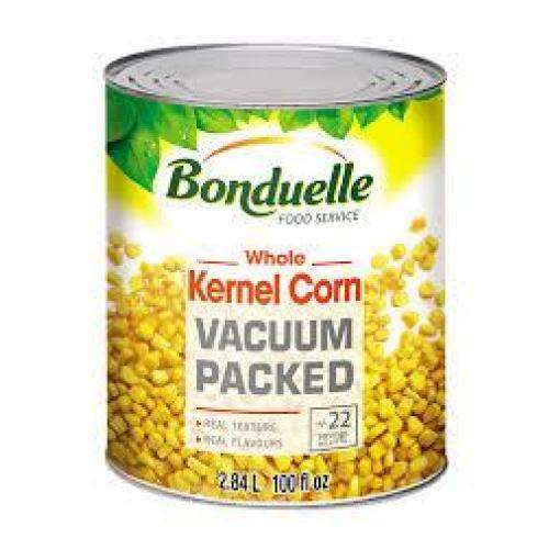 Bonduelle - Corn Whole Kernel Vacuum Packed - 100 Oz - Bulk Mart