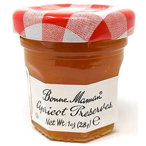 Bonne Maman - Apricot Jam Mini Jars Kosher 1 Oz - 4 x 15/Pack - Bulk Mart