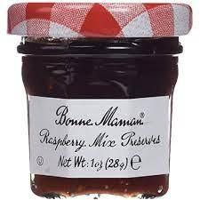 Bonne Maman - Raspberry Jam Mini Jars Kosher 1 Oz - 4 x 15/Pack - Bulk Mart