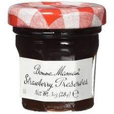Bonne Maman - Strawberry Jam Mini Jars Kosher 1 Oz - 4 x 15/Pack - Bulk Mart