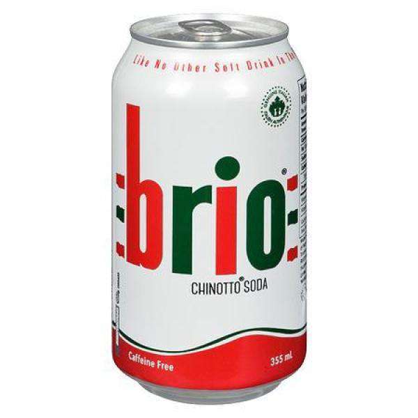 Brio Chinotto Italian Soda Drink 12 Cans Of 355 ml, Soft Drinks Near Me