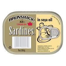 Brunswick - Sardines In Soya Oil - 106 g - Bulk Mart