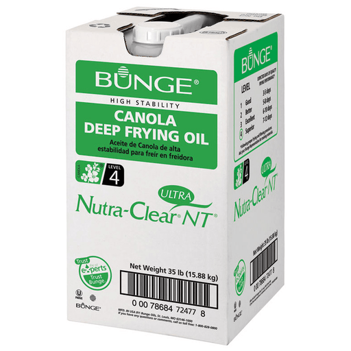 Bunge - Nutra-Clear High Performance Canola Deep Frying Oil - 17.3 L - Bulk Mart