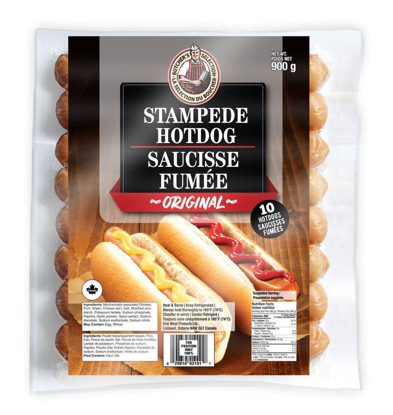 Butchers Selection - Stampede Hotdog Original - 900g - Bulk Mart