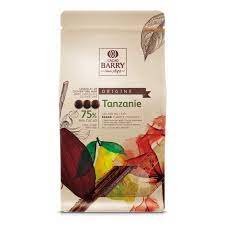 Cacao Barry - 75% Tanzanie Dark Chocolate Couverture - 1 Kg - Bulk Mart