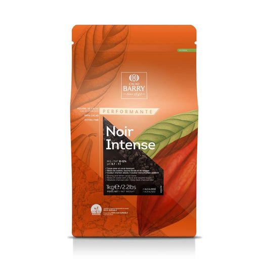 Cacao Barry - Noir Intense 100% Cocoa Powder 10/12% - 1 Kg - Bulk Mart