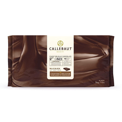 Callebaut - 823 Finest Belgian Milk Chocolate Block 33.6% - 5 x 5 Kg - Bulk Mart