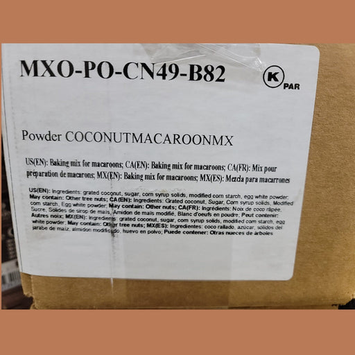 Callebaut - Coconut Macaroon Mix - 5 Lbs - Bulk Mart