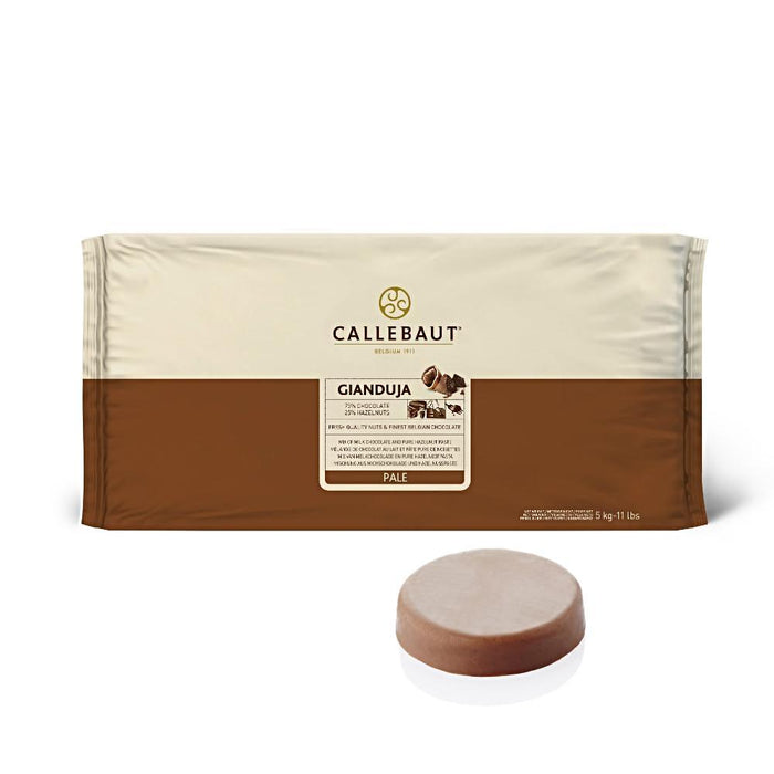 Callebaut - Gianduja Milk Chocolate With Hazelnut Block - 5 Kg - Bulk Mart