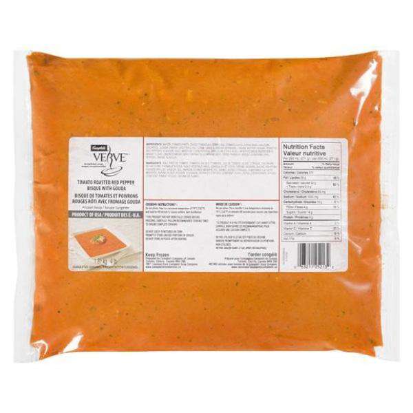 Campbell's - Tomato Roasted Red Pepper Bisque - 4 Lbs - Bulk Mart