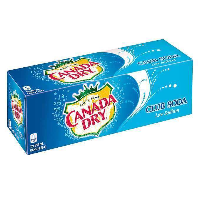 Canada Dry - Club Soda Classic - 12 x 355 ml / Pack - Bulk Mart