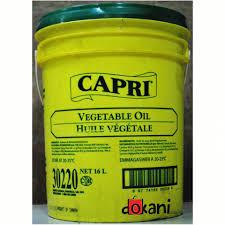 Capri - Vegetable Oil Pail - 16 L - Bulk Mart