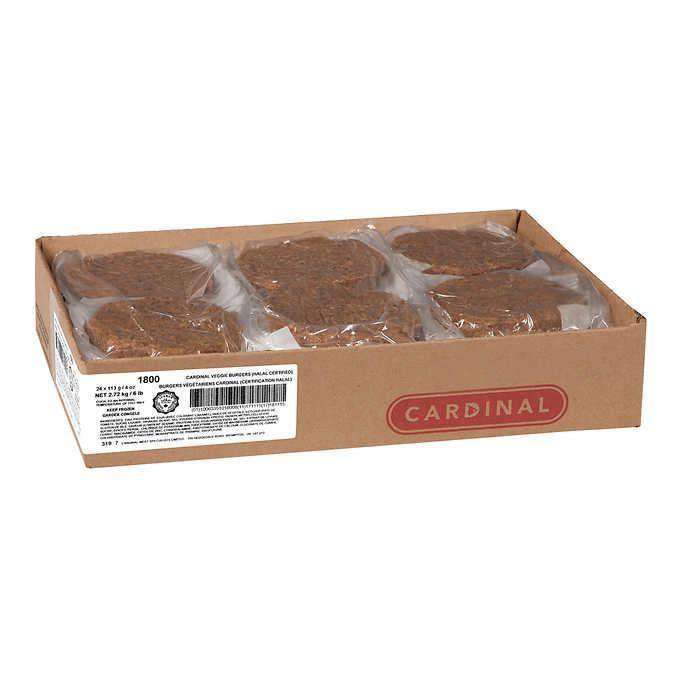 Cardinal - 4 Oz Veggie Burger - 24 Pcs - Bulk Mart