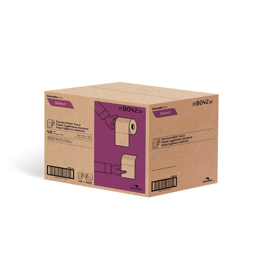 Cascades Pro - B042 Standard 2 Ply Toilet Paper Roll - 48/Case - Bulk Mart