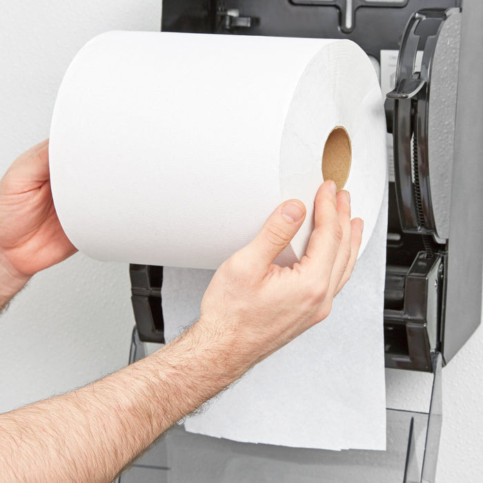Cascades Pro Select - H040 - White Hand Paper Towel Roll 8" x 425' - 12/Case - Bulk Mart