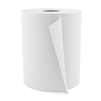Cascades Pro Select - H080 - White Hand Paper Towel Rolls 8" x 800' - 6/Case - Bulk Mart
