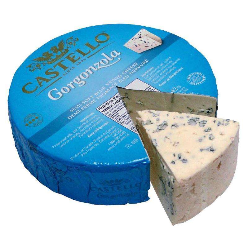 Castello - Gorgonzola Blue Cheese Wheel $26.49 Per Kg-Avg Weight 1.5 Kg - Bulk Mart