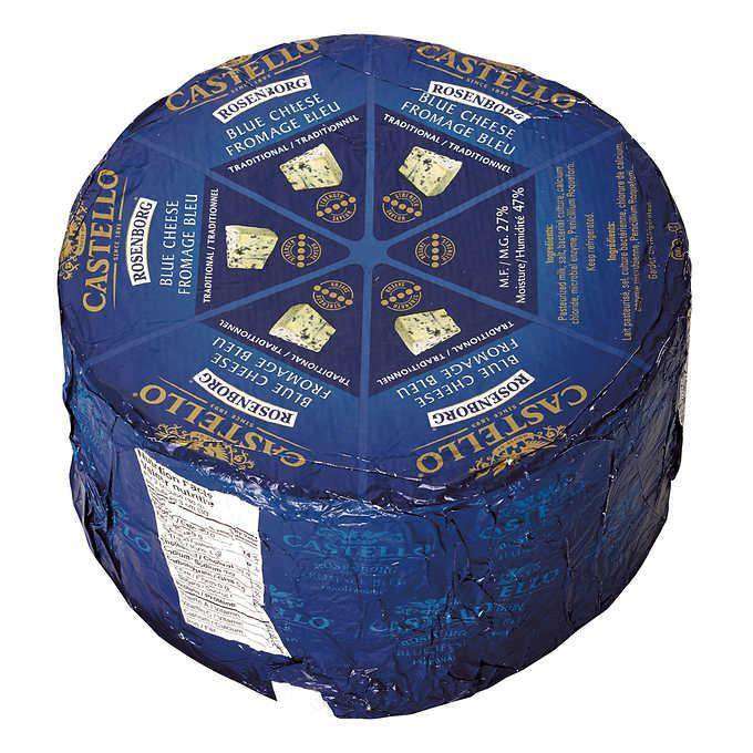 Castello - Traditional Blue Cheese Wheel - 1 Kg - Bulk Mart