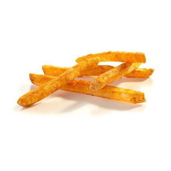 Cavendish - FlavorCrisp 3/8" Spicy Straight Cut Fries #05701 - 6 x 4.5 Lb - Bulk Mart