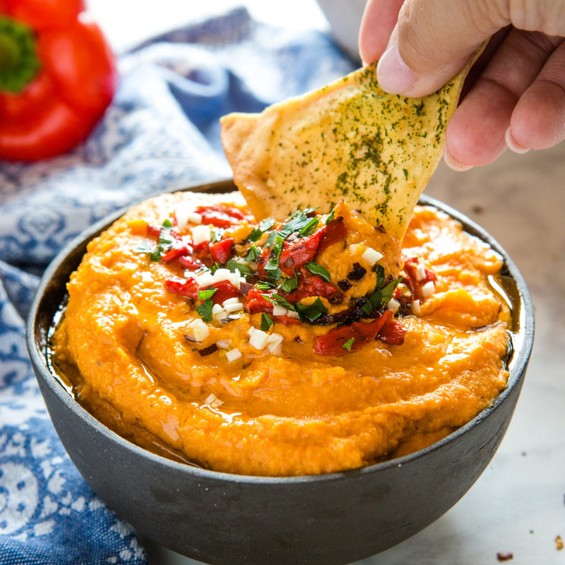 Cedar Creek - Spicy Roasted Red Pepper Hummus - 2 Kg - Bulk Mart