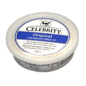 Celebrity - Original Goat Cheese Crumbled - 113g - Bulk Mart