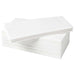 Chalet - 15" x 16" White 2 Ply Dinner Napkins 1/8 Fold - 100/Pack - Bulk Mart