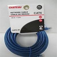 Chateau - 25FT Network Cable CAT6 - Each - Bulk Mart