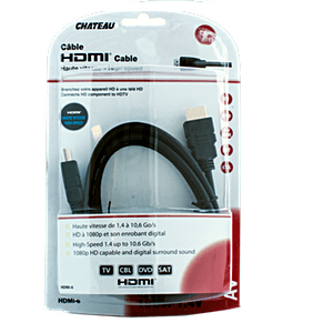 Chateau - 6 FT HDMI Cable 1.4V - Each - Bulk Mart