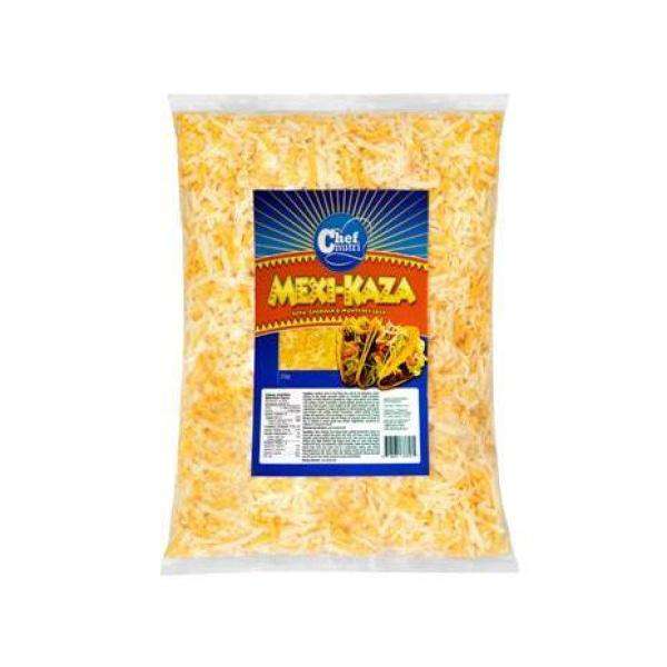 Chef Nutri - Mexi-Kaza Shredded Cheese - 2 Kg - Bulk Mart