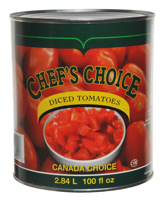 Chef's Choice - Diced Tomatoes - 6 x 100 oz - Bulk Mart