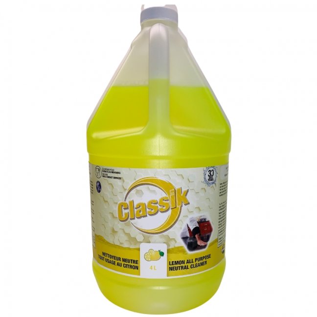 Classik - Lemon All Purpose Cleaner - 4 x 4 L - Bulk Mart