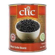 Clic - Black Turtle Beans - 6 x 2.84 L - Bulk Mart