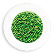 Clic - Green Peas Cooked - 100 oz - Bulk Mart
