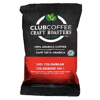 Club Coffee - 100% Colombian Coffee - 96 x 2.5 Oz - Bulk Mart