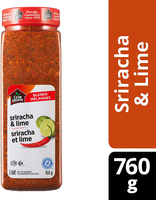 Club House - Sriracha & Lime Seasoning - 760 g - Bulk Mart