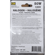 CM - GU10 - 50W Halogen Flood Large Bulb - Each - Bulk Mart