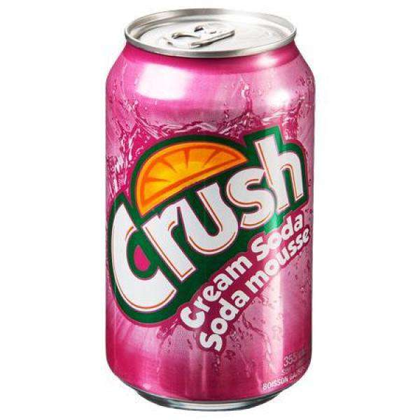 Crush - Cream Soda - 12 x 355 ml - Bulk Mart