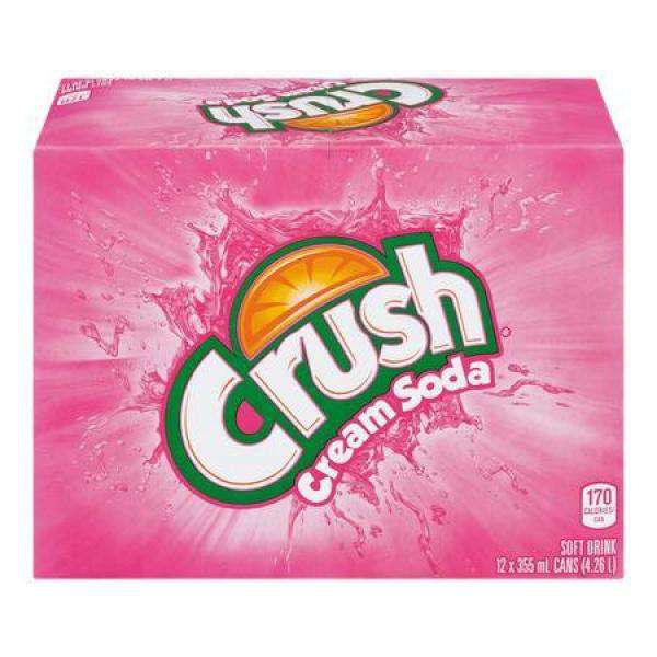 Crush - Cream Soda - 12 x 355 ml - Bulk Mart