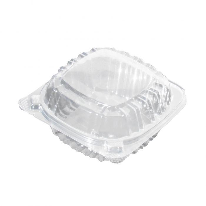 Dart - C53PST1 - 5" Clear Plastic Hinged Lid Container - 500/Case - Bulk Mart