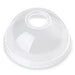 Dart - Clear Dome Lid Straw Slot For 12 oz Cups - 1000/Case - Bulk Mart